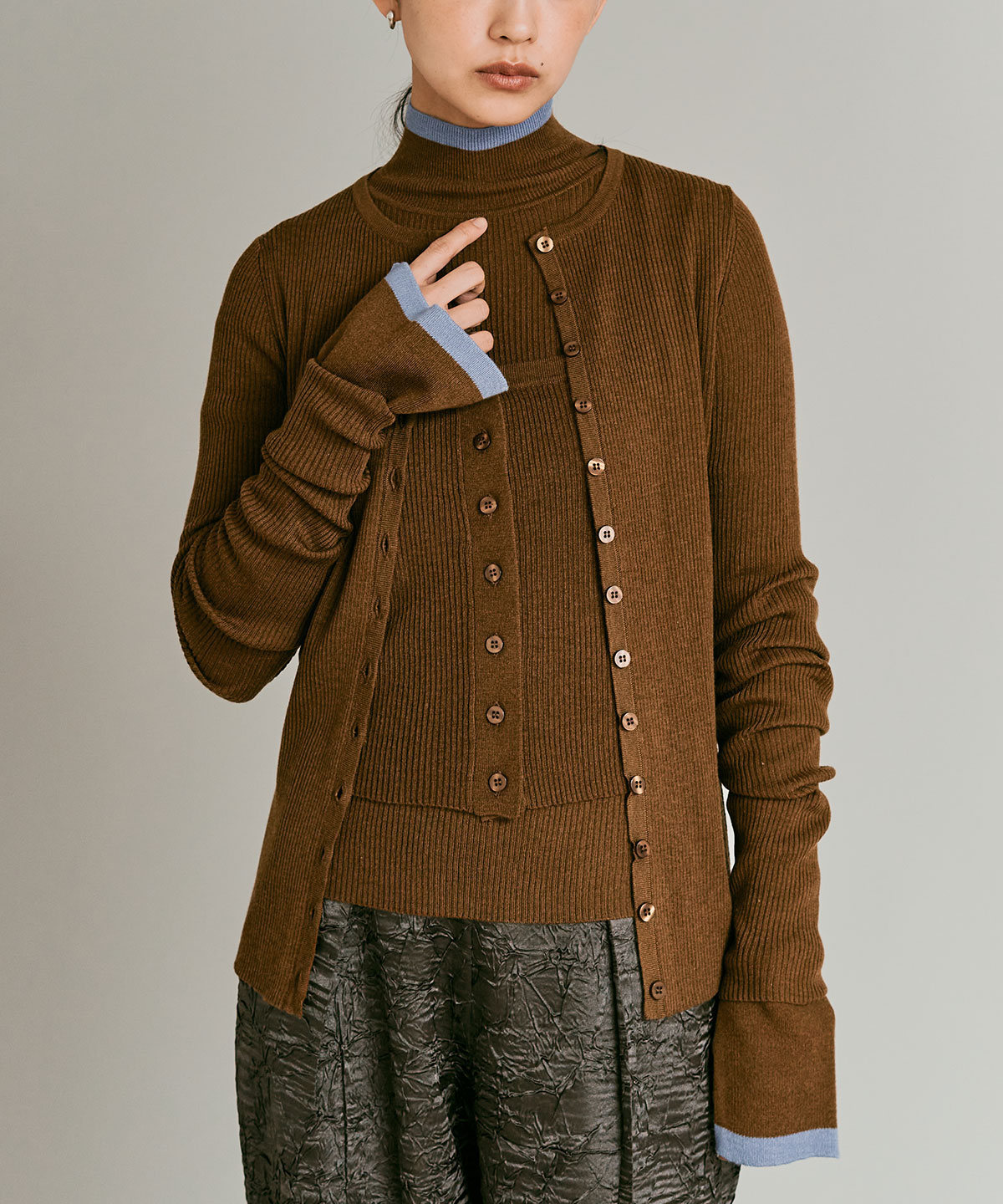 予約販売】ウールミックスライトニットカーディガン 全4色