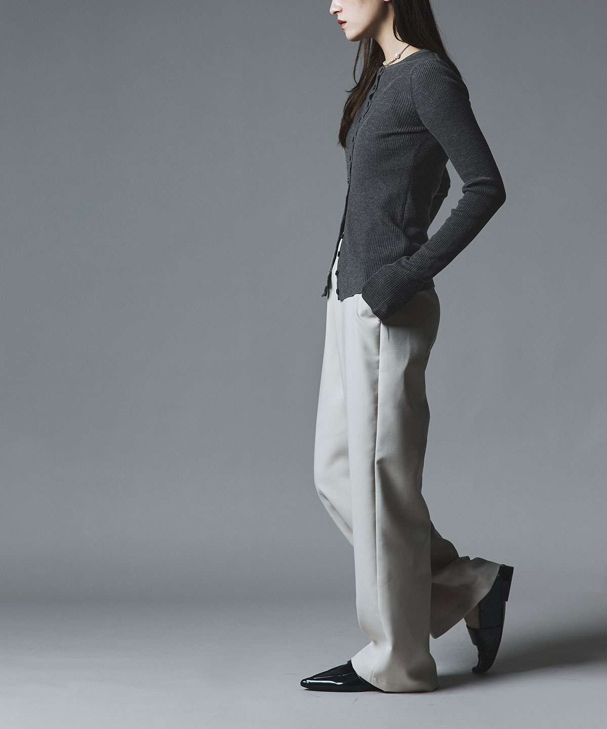 【予約販売】ウールミックスライトニットカーディガン 全4色