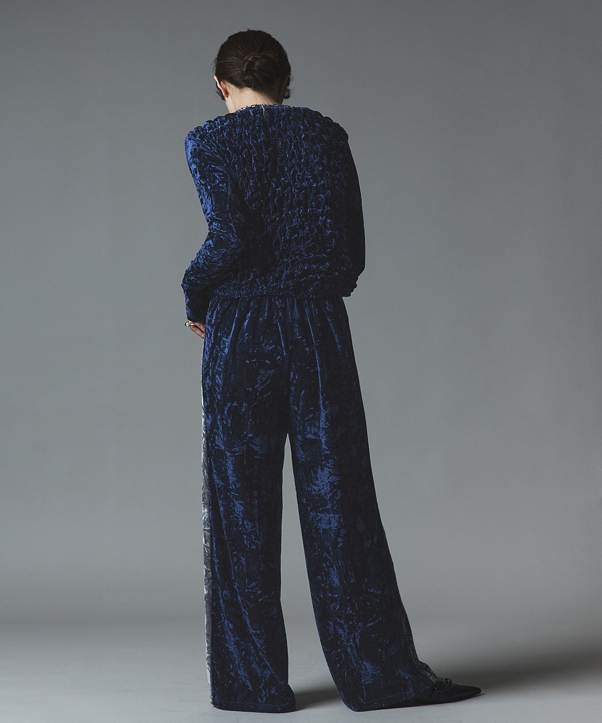 【予約販売】クラッシュベロアシャーリングトップス 全5色