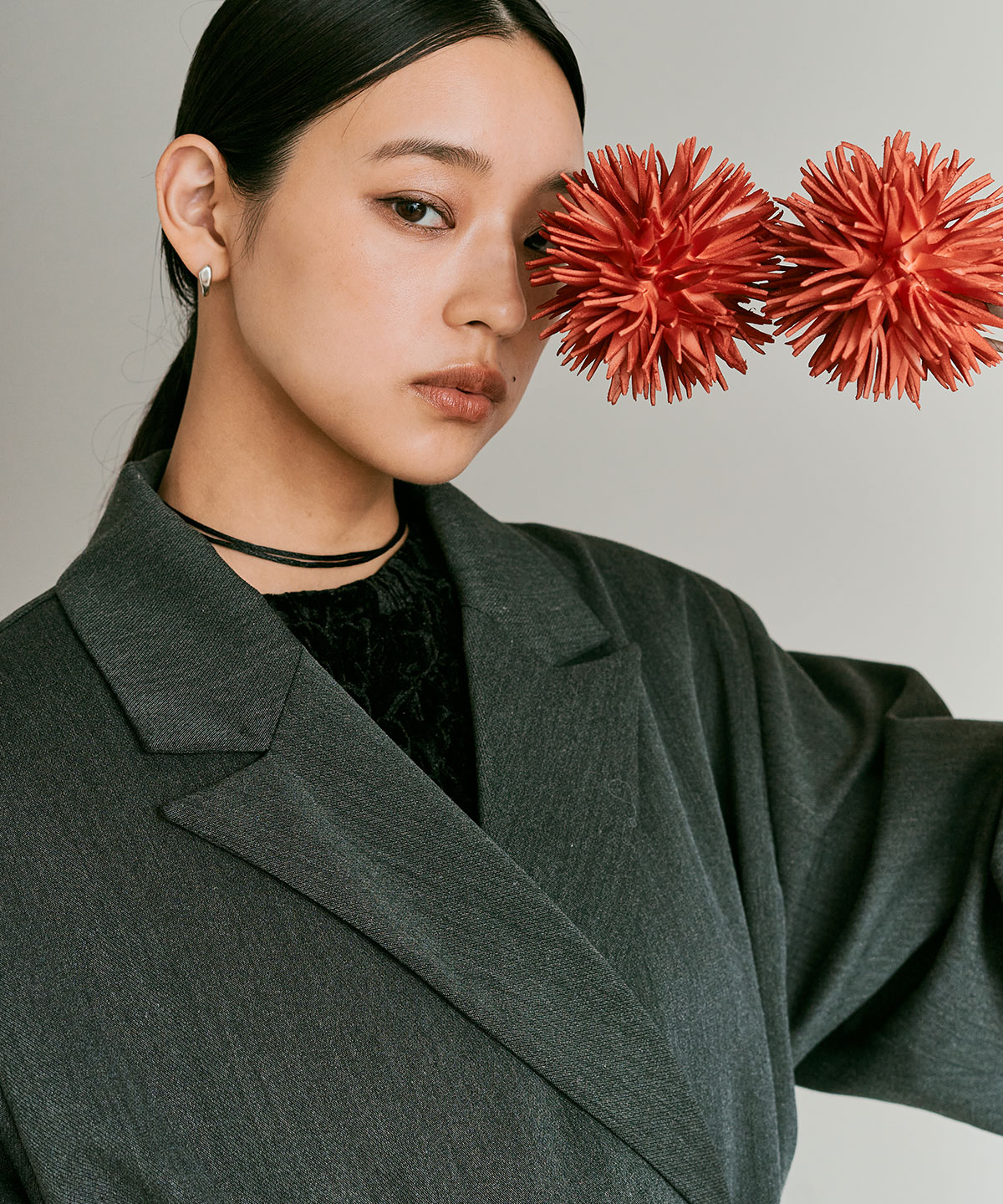 【予約販売】クラッシュベロアシャーリングトップス 全5色