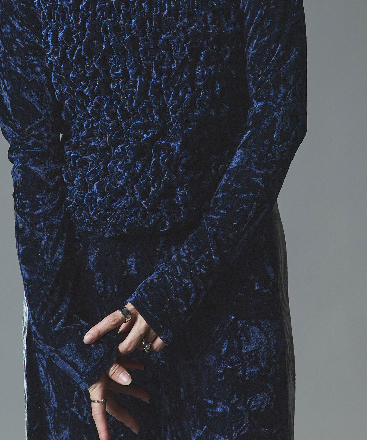 【予約販売】クラッシュベロアシャーリングトップス 全5色