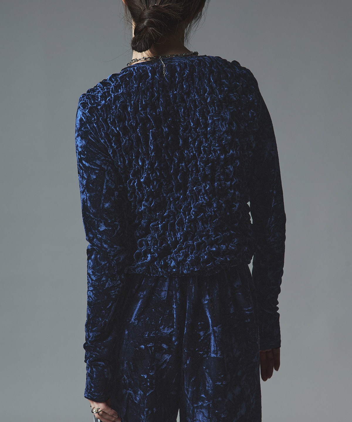 【予約販売】クラッシュベロアシャーリングトップス 全5色