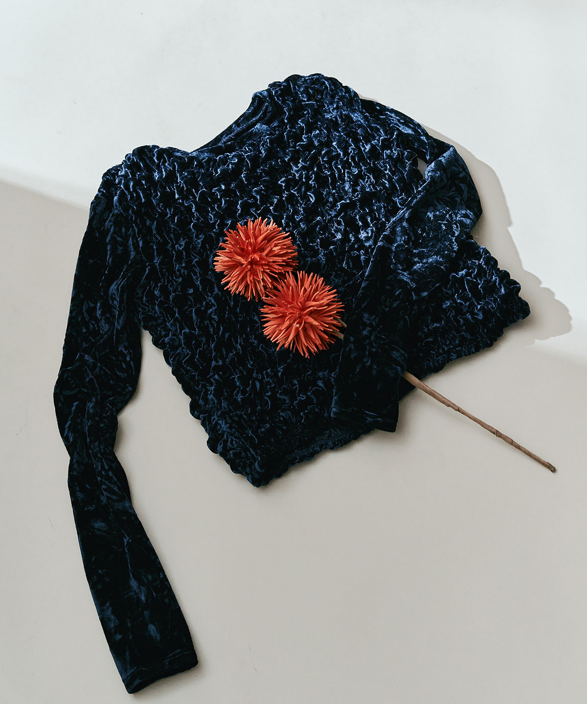 【予約販売】クラッシュベロアシャーリングトップス 全5色