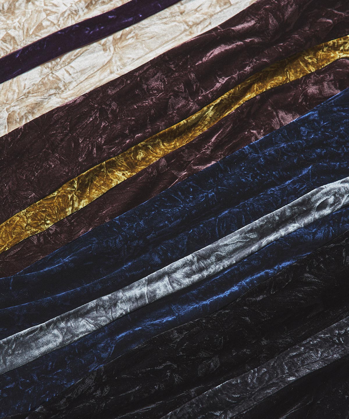 【予約販売】クラッシュベロアサイドラインスカート 全4色