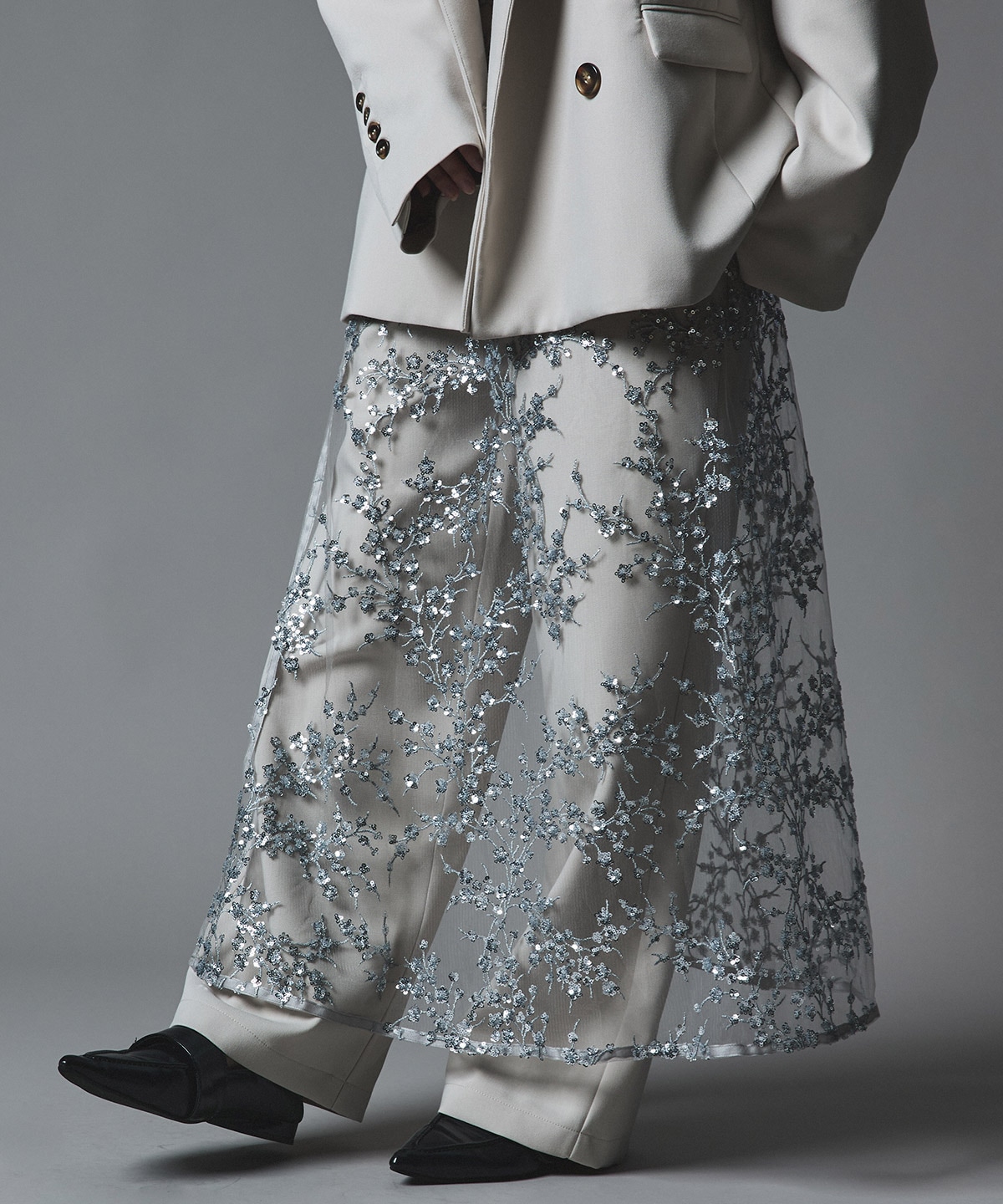 フラワースパンコールラップスカート | すべての商品 | W:Huku