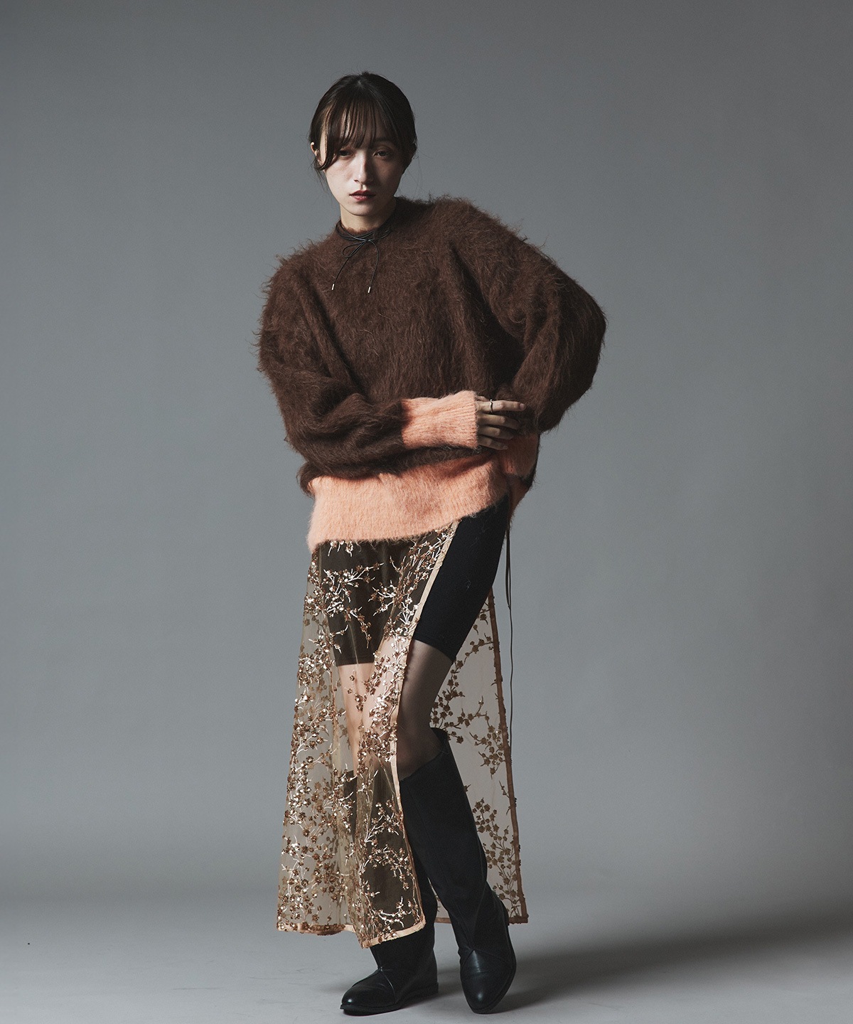 フラワースパンコールラップスカート | ボトムス,スカート | W:Huku