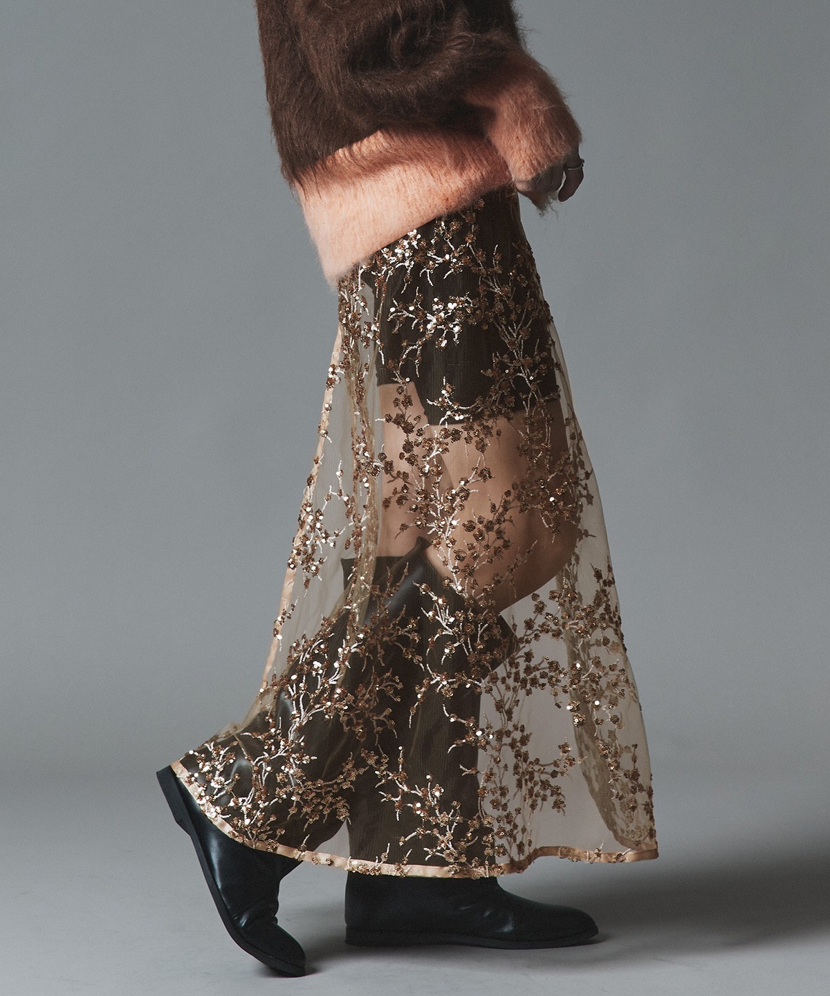 プランクプロジェクト　スパンコール　ラップスカート　美品 PRANK PROJECT(プランク プロジェクト)｜マルチエンブリッシュラップ