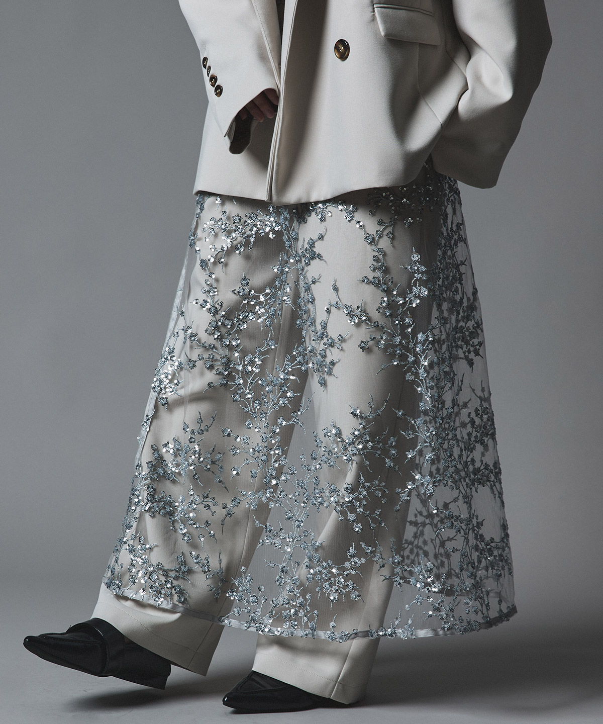 プランクプロジェクト　スパンコール　ラップスカート　美品 PRANK PROJECT(プランク プロジェクト)｜スパングルラップスカート