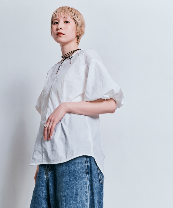 パフスリーブシャーリングラッシュガード 全3色 2サイズ 【SALE】