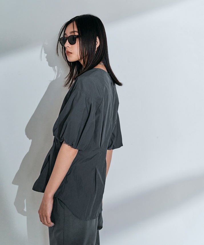 パフスリーブシャーリングラッシュガード 全3色 2サイズ 【SALE】