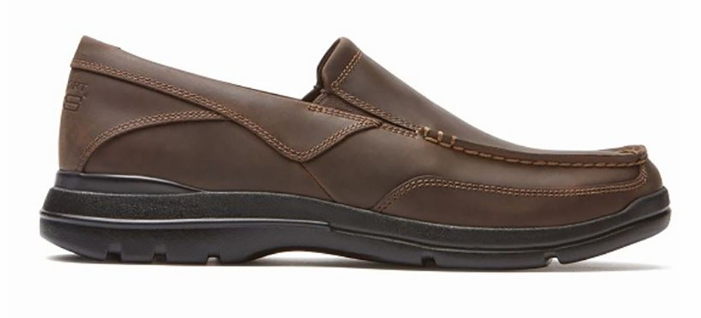 ROCKPORT WIDE H79442 JUNCTION POINT SLIP ON (åݡ 㥯ݥȥåץ) BROWN (֥饦)
