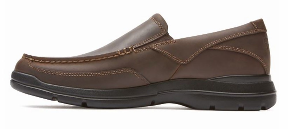 ROCKPORT WIDE H79442 JUNCTION POINT SLIP ON (åݡ 㥯ݥȥåץ) BROWN (֥饦)