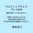 【条件あり】 ウエディングドレス プレスのみ