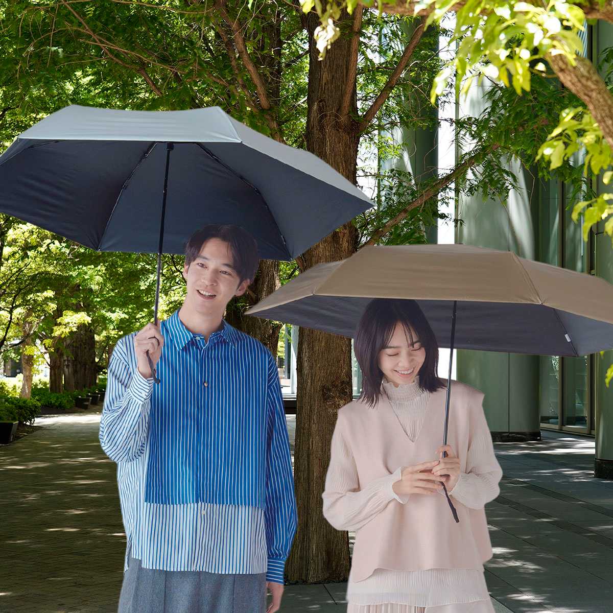 mabu ワイドライト遮光ミニ65 ワイドサイズの日傘 強い日差しと紫外線から守る 熱中症対策や日焼け対策に  