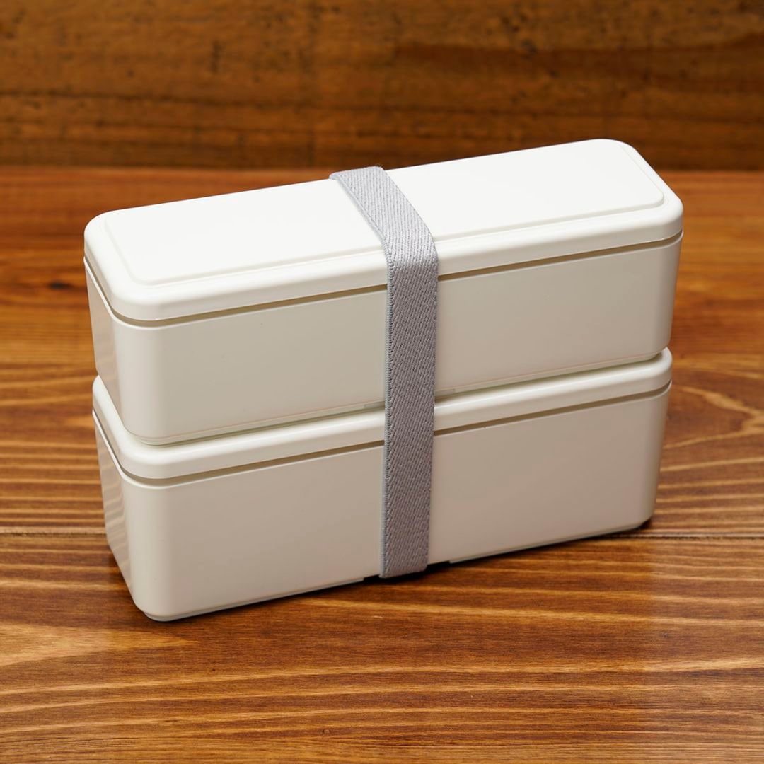 スリム弁当箱 ランチボックス 2段 保冷蓋付 GEL･COOL 弁当箱