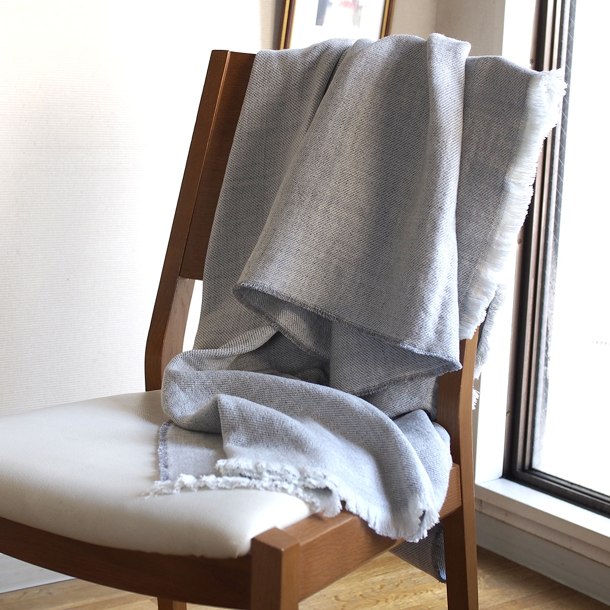 kibaco | コットンウールブランケット ウールのチクチク感が苦手な方に