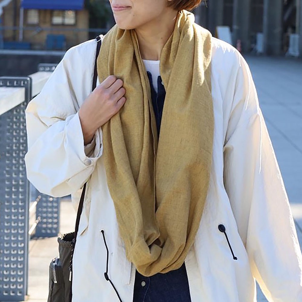 kibaco | コットンスヌード スヌード コンテックス 綿100% マフラー