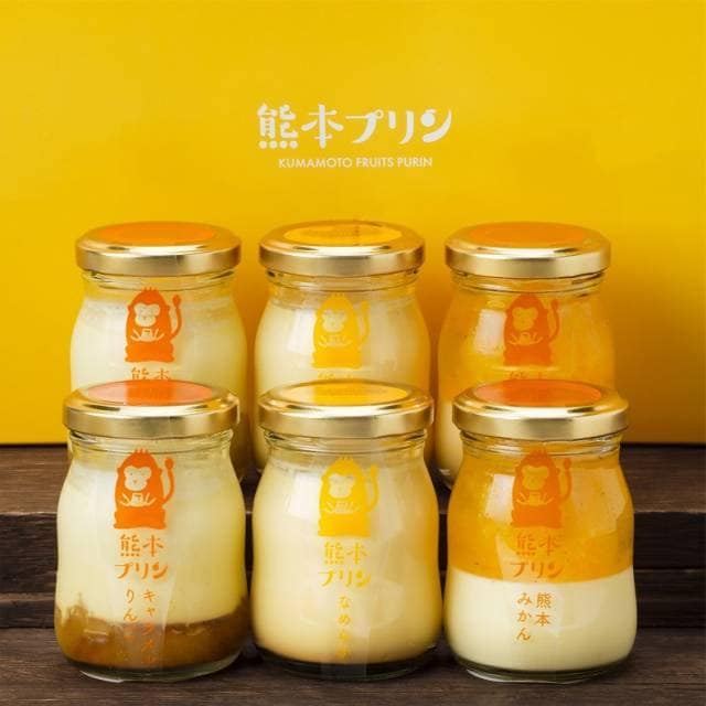 熊本プリン【季節限定】なめらか・りんご・みかん 6個入 | 熊本プリン