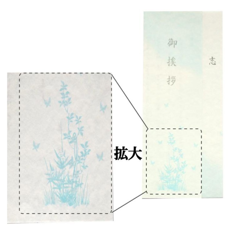 香典返し 挨拶状 星華カード 小さめ 商品券サイズ すぐ使えるお礼状 文章印刷済み 忌明 満中陰 法要