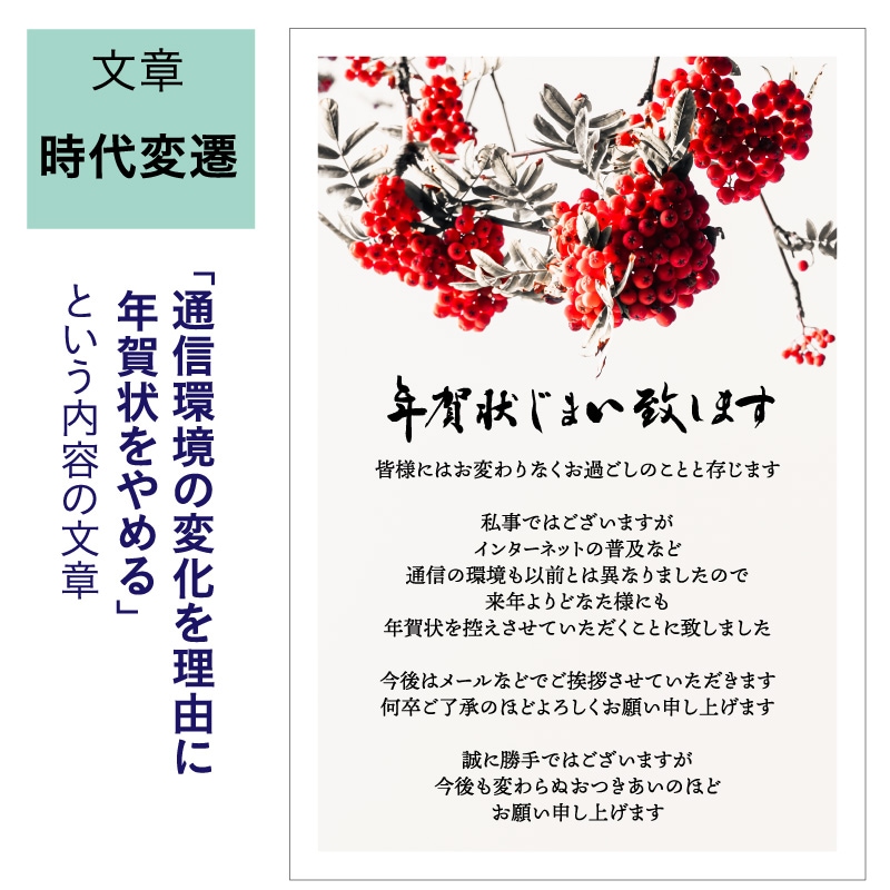 年始のご挨拶 年賀状じまい 年賀状廃止 ポストカード 20枚入 年始のご挨拶 年賀状じまい 年賀状廃止 ポストカード 20枚入