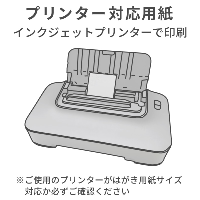 はがき用紙 絵柄無し 無地 雪白 30枚 喪中 寒中見舞い 法要 弔事 忌明け 満中陰 挨拶状 ハガキ