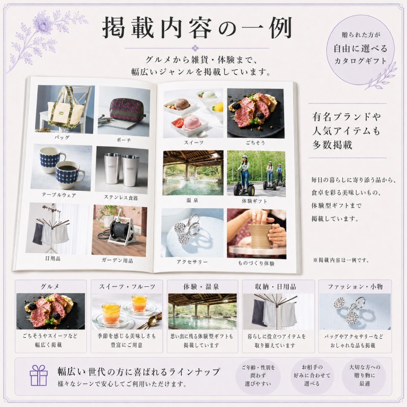 香典返し カタログギフト 6000円コースI 香典2万円前後への丁寧なお返し 奉書挨拶状・のし紙付き