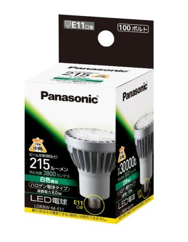 Panasonic���ϥ�����LED�ŵ塡LDR8WME11���򿧡�����18��