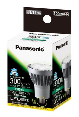 パナソニックLED電球　E11口金　LER5W-W-E11/D Amazon | パナソニック LED電球 E11口金 白色相当(4.6W) ハロゲン電球