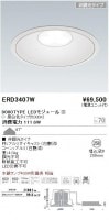 遠藤照明　リプレイスダウンライト　9000TYPE　ERD3407W　水銀ランプ400W形相当|LEDダウンライト|LED照明器具