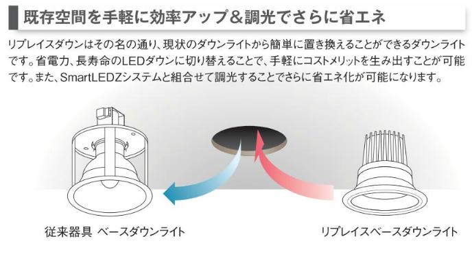 遠藤照明 リプレイスダウンライト 11000TYPE ERD3537W 300φ SmartLEDZ