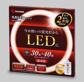 IRIS�����ꥹ���ݷ�LED���ס�LDFCL3040L �ŵ忧����������ѡ�2�ĥ��å�