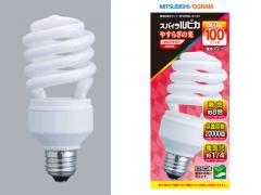 7個セット三菱電機EFD25EL/21AT電球形蛍光ランプ E26口金電球色 三菱電機 EFD25EL/21・AT スパイラルピカ D形(電球色E26口金) | 蛍光