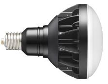 岩崎電気 LEDiocアイランプ LDR45N-H/E39B850（黒） | LEDランプ