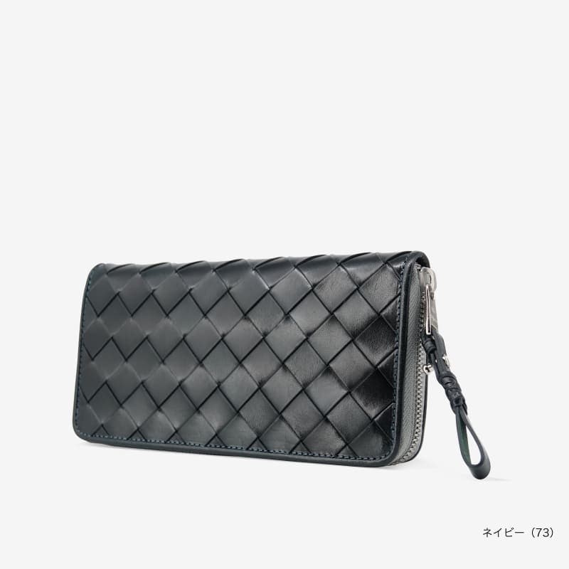 メッシュ イタリアンレザー ラウンド長財布 | 革小物 | Kiefer neu (TS 