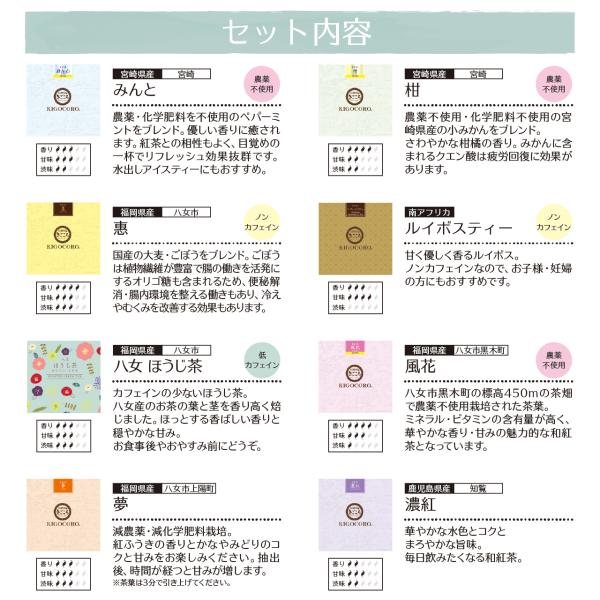 きごころバラエティギフト 和紅茶・お茶ティーバッグ【20種類】