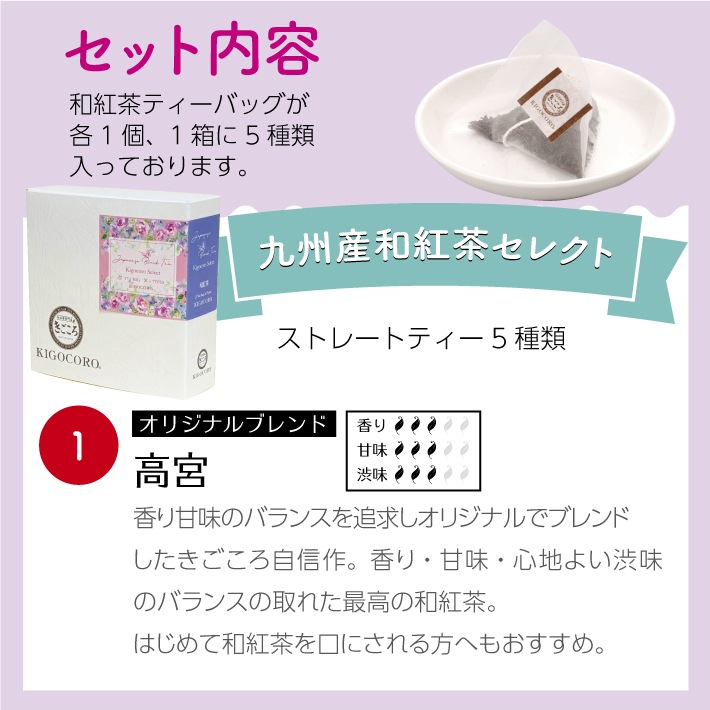 【母の日メッセージ付き】和紅茶ティータイムギフト ティーバッグ 10種類