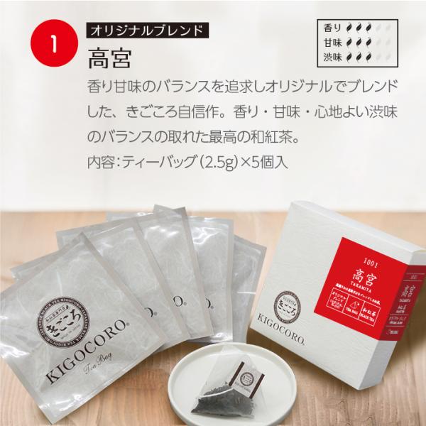 和紅茶ティーバッグギフト 2箱入り 高宮/レモングラス