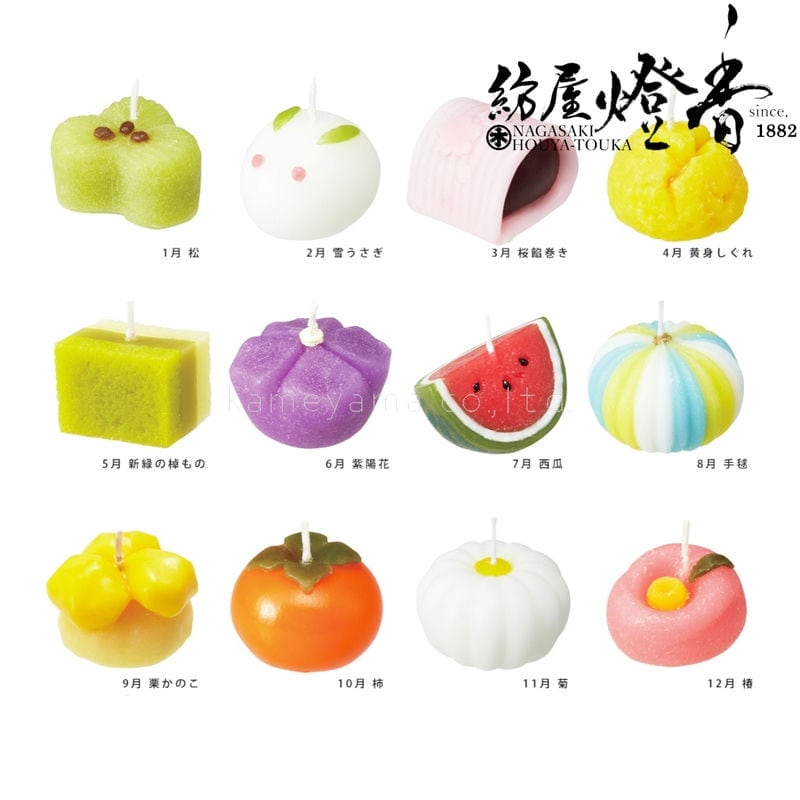 ご贈答/進物『灯りのギフト【和菓子づくしキャンドルギフトセット