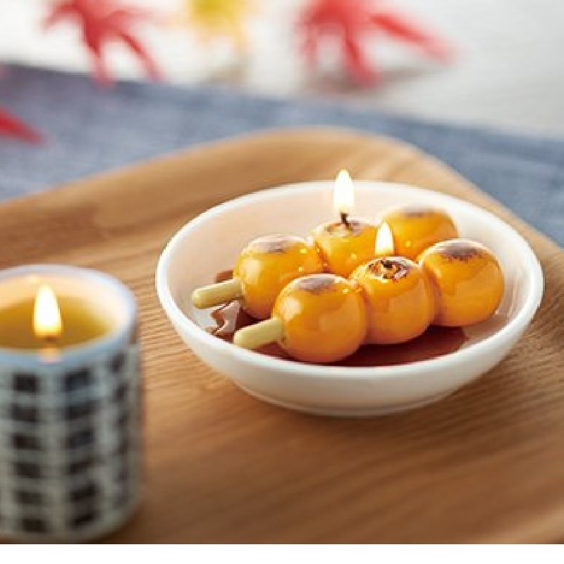 カメヤマの故人の好物ローソク 『みたらし団子 キャンドル』 | 取扱い