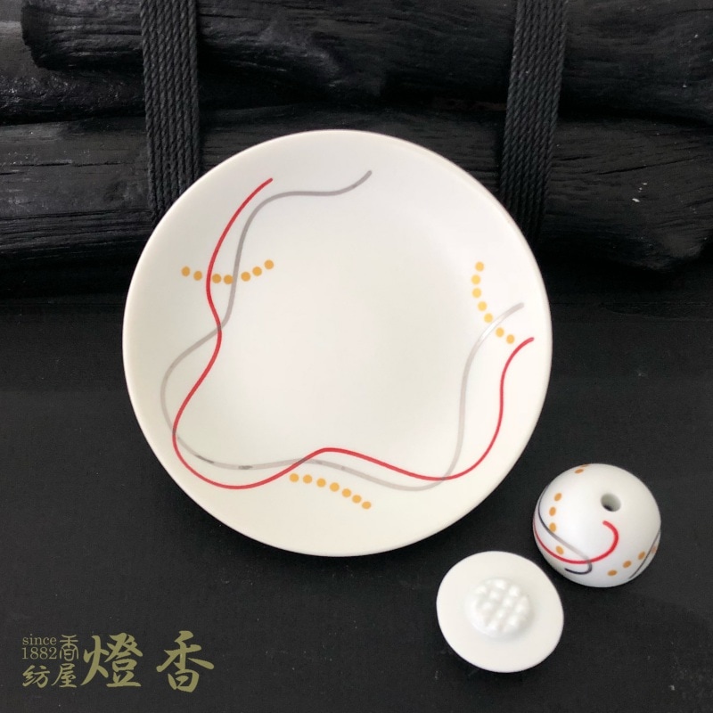 薫寿堂の香器 『香立付香皿 華かんざし【白妙】』マルチタイプ | 全て