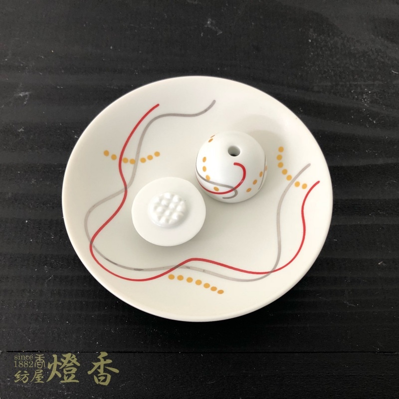 薫寿堂の香器 『香立付香皿 華かんざし【白妙】』マルチタイプ | 全て