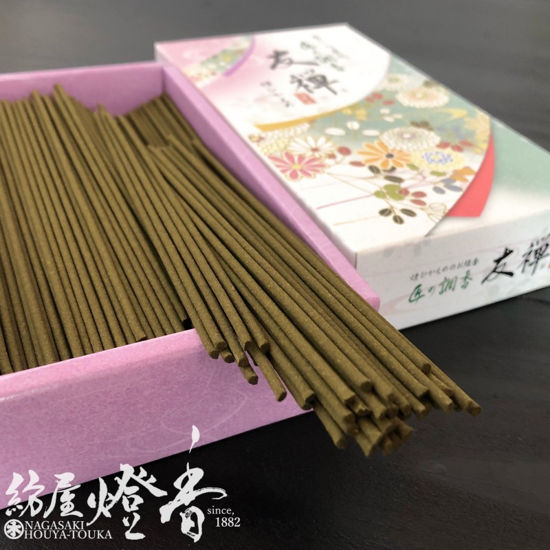お線香『薫りの七変化・匠の調香【友禅(ゆうぜん)-YUZEN-】バラ詰[少煙