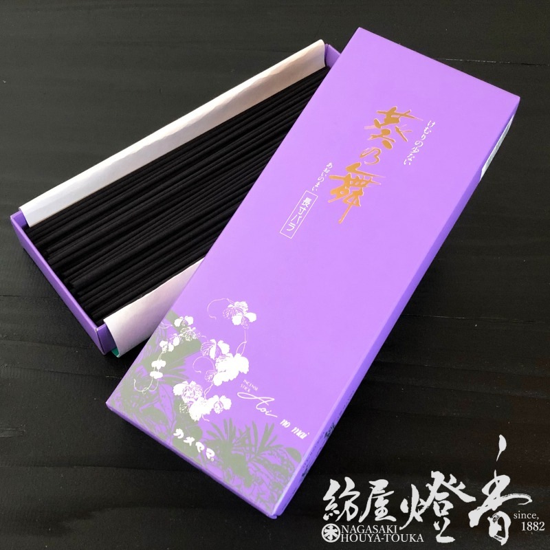 長尺線香『煙少香【葵乃舞(あおいのまい)】長寸バラ詰[少煙]』カメヤマ