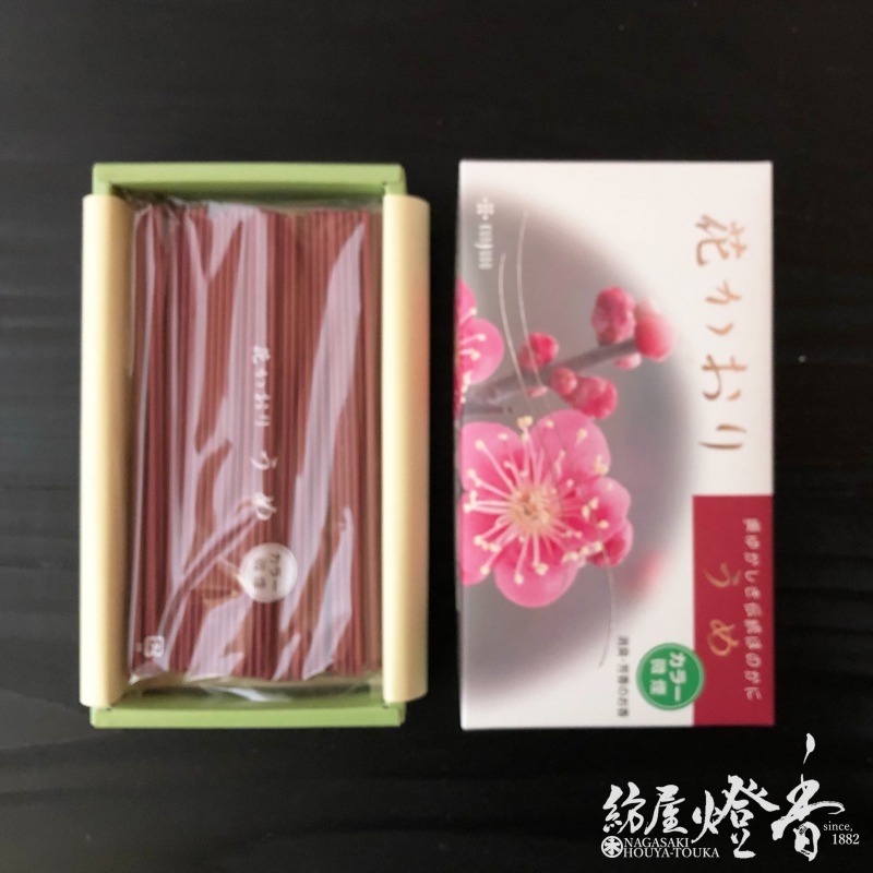 お線香『花かおり【うめ-奥ゆかしき伝統ほのかに-】短寸バラ詰