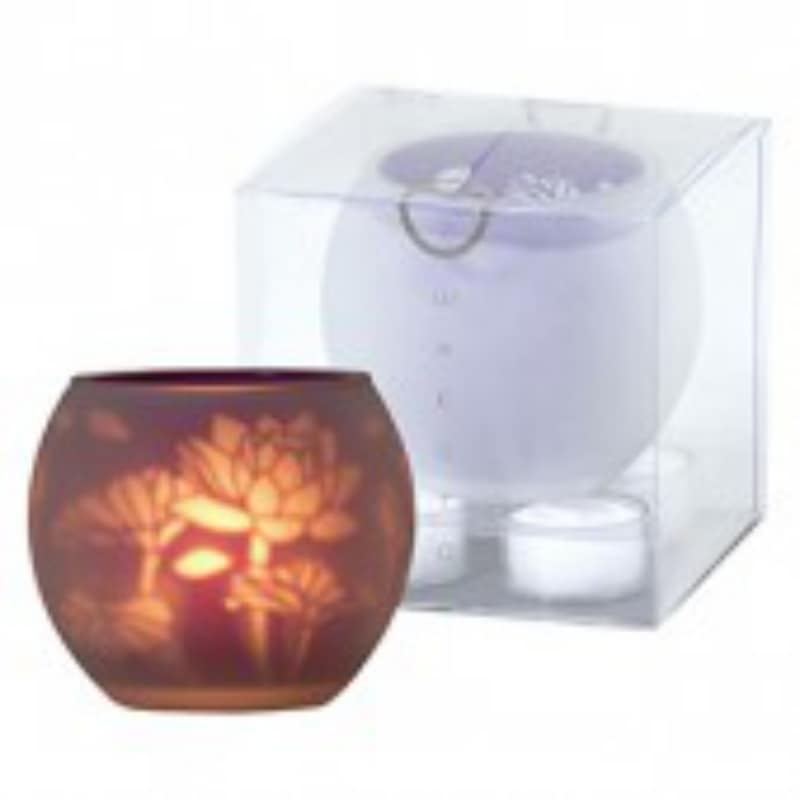 カメヤマの灯り 『和光灯(わこうとう)【大蓮/ムラサキ】』燃焼5時間