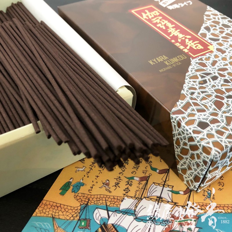 お線香『微煙タイプ【伽羅薫香(きゃらくんこう)】短寸大バラ詰[煙90