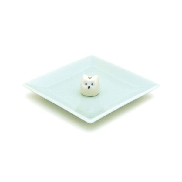 日本香堂の香器 『陶器香皿＆ミミズク香立』 | 取扱いメーカー,日本香