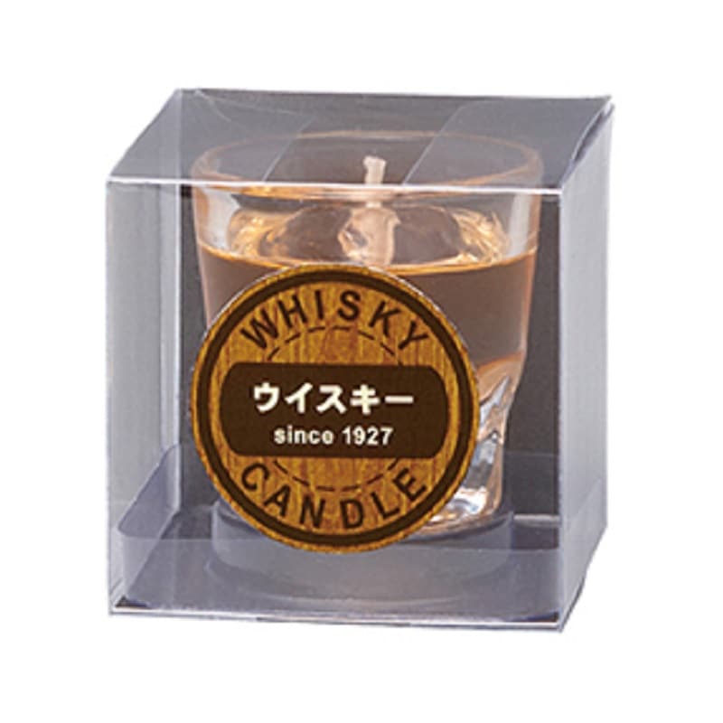 カメヤマの故人の好物ローソク 『ウイスキーロック キャンドル