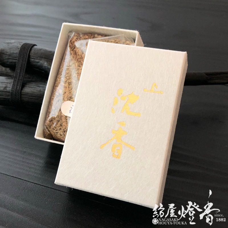 香木/香原料『インドネシア産【上刻沈香】25g小箱入』梅栄堂
