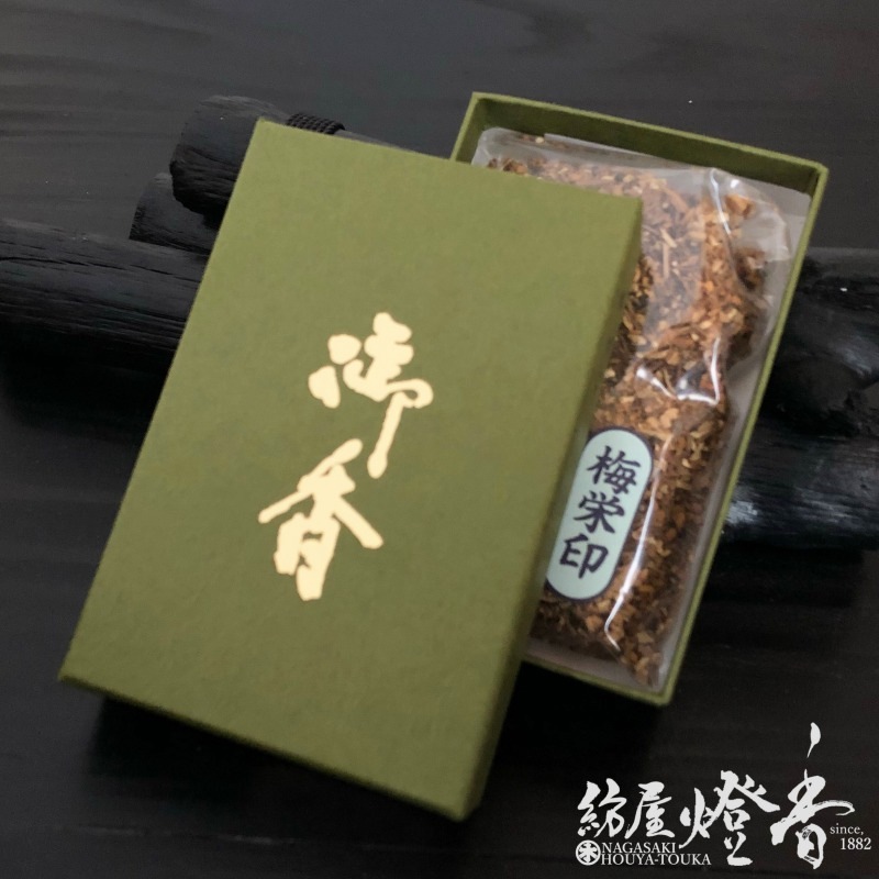 お焼香/薫物『梅栄印(ばいえいじるし)-BAIEIJIRUSHI-【25g】紙箱入』梅